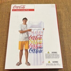 NIB Coca Cola lounger float